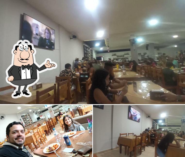 O interior do D' Menor Restaurante & Pizzaria