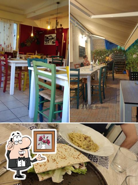 Dai un'occhiata agli interni di Osteria del Ventisette