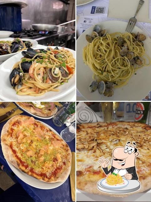 Spaghetti alla carbonara al Triskele Beach Club