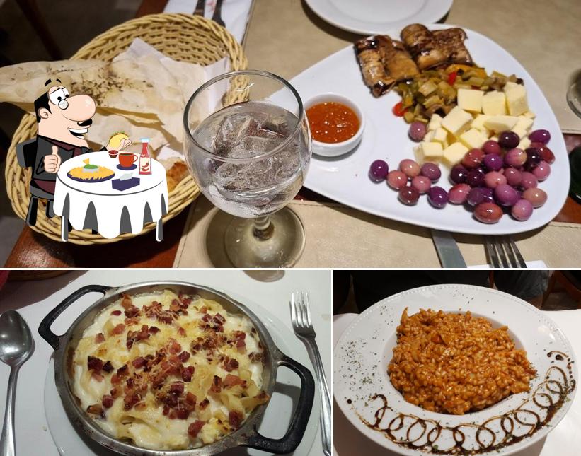 Prato de queijo em Cantina Buonasera