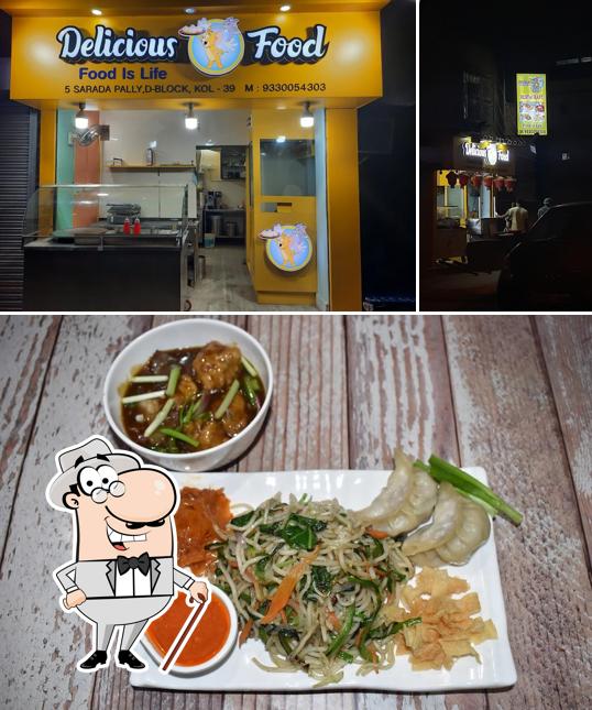 The exterior of Delicious Food