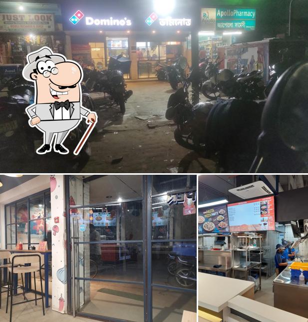 The exterior of Domino's Pizza Bidhanagar, Durgapur