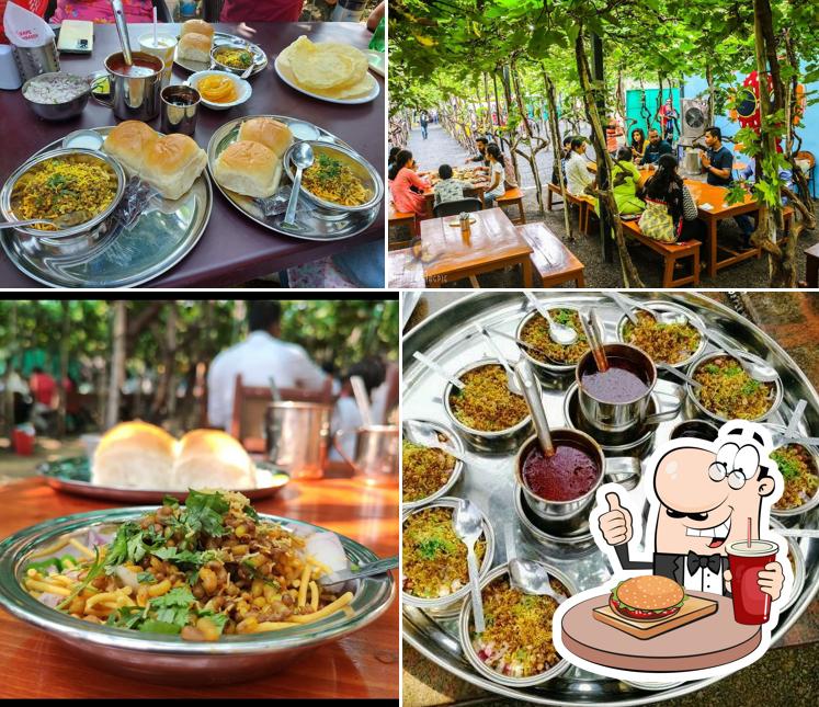Order a burger at GRAPE EMBASSY & ZATKA MISAL