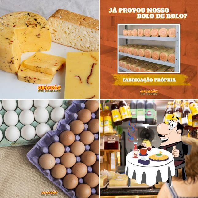 Prato de queijo em Grandão do Queijo