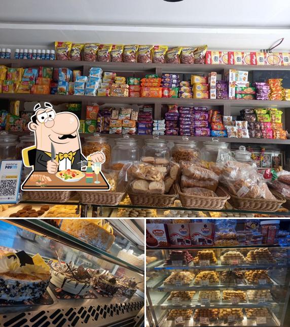 Among different things one can find food and interior at Lava bake shop