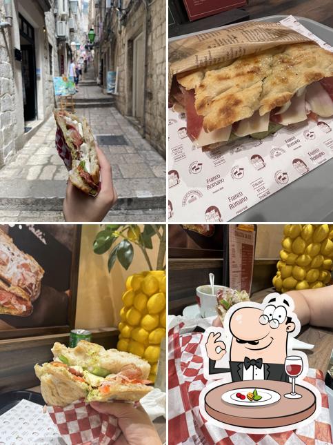 Platti al Panini Bar Franco Romano