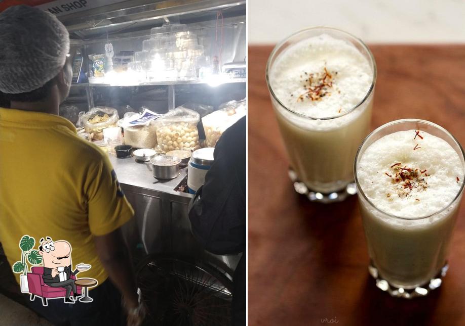 The interior of Silchar Papri Chaat House