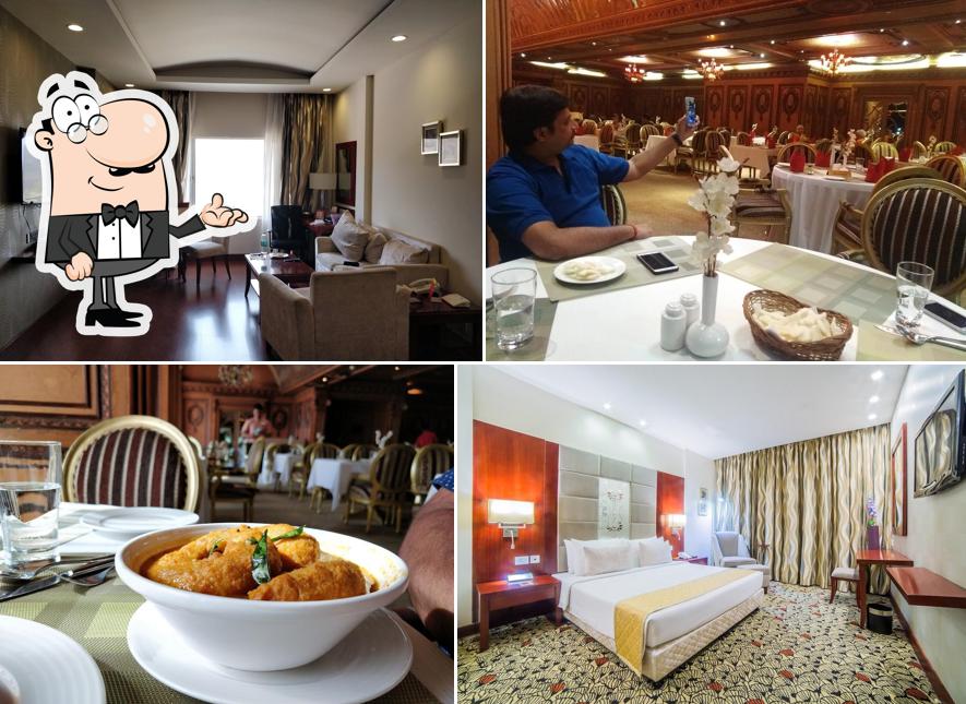 The interior of Sitara Luxury Hotel Ramoji Film City