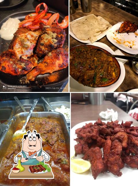 Meat meals are served at Al Bek