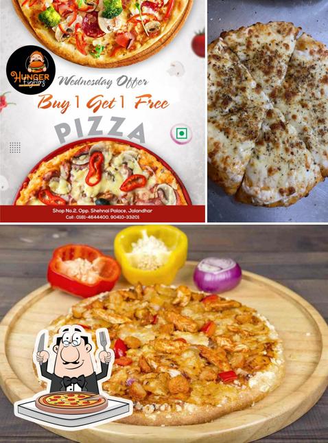 At Hunger Fighters, you can try pizza