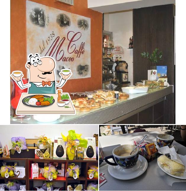 Caffè Maceo si caratterizza per la cibo e interni