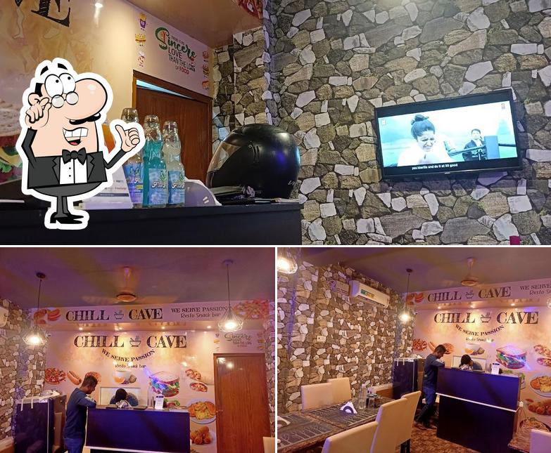 The interior of CHILL CAVE