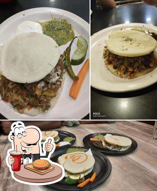 Order a burger at Casa Mia Bakery