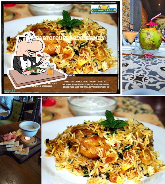Food at Coconuts Lagoon