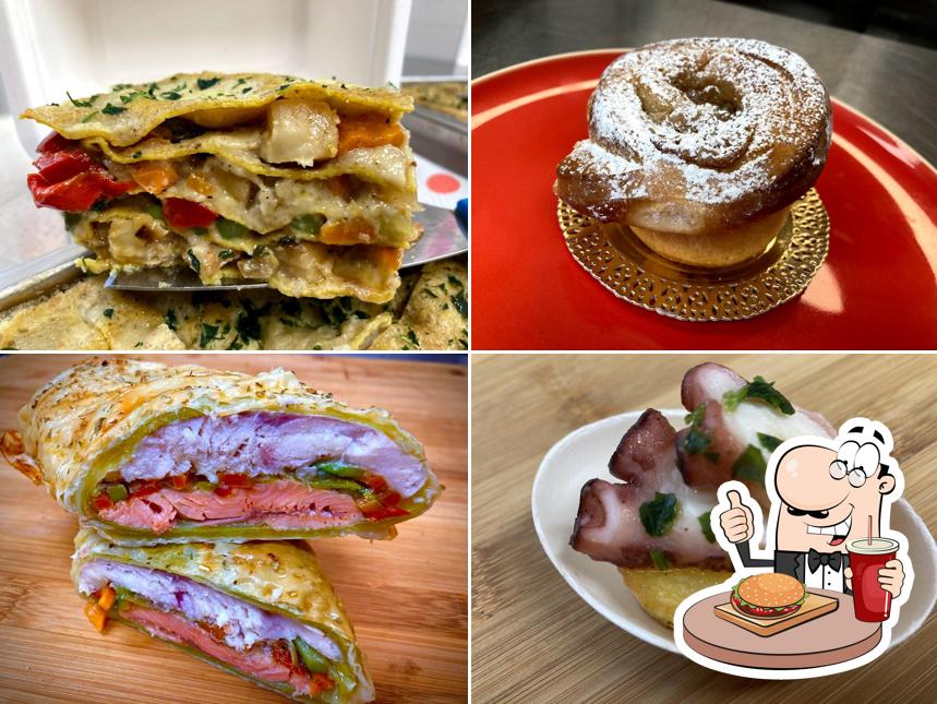 Ordina un hamburger a Cuor di Cuoca- alla Bratta- La baita dei Sapori