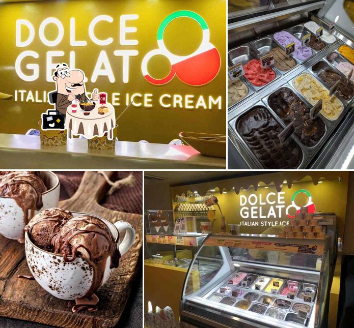Food at Dolce Gelato
