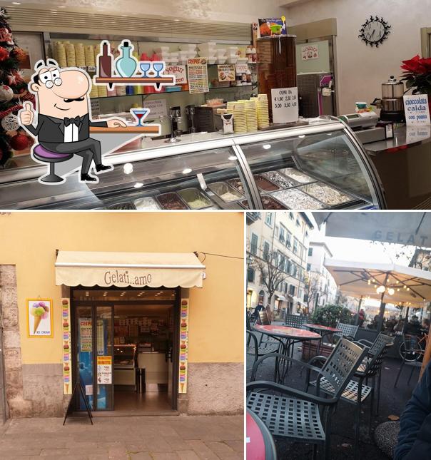 Gli interni di Gelateria Gelatiamo