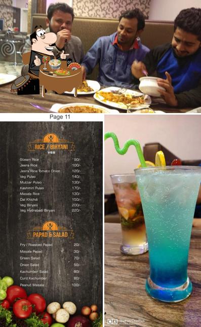 The picture of food and beer at Mantralaya Restaurant