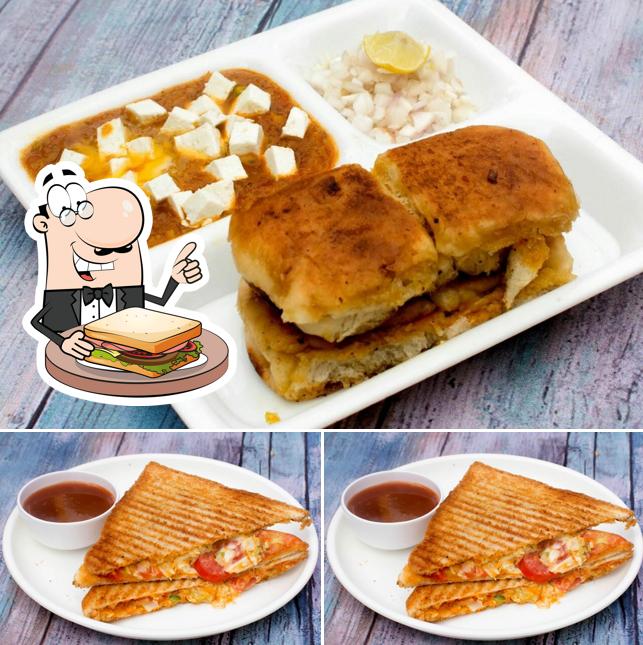 Pick a sandwich at Pandit Pav Bhaji