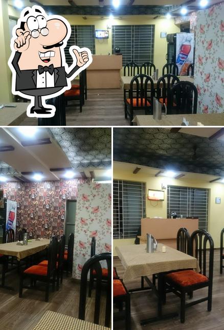 The interior of Punjabi restaurant
