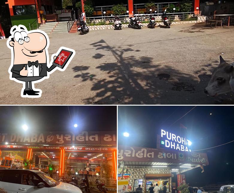 The exterior of Purohit Dhaba