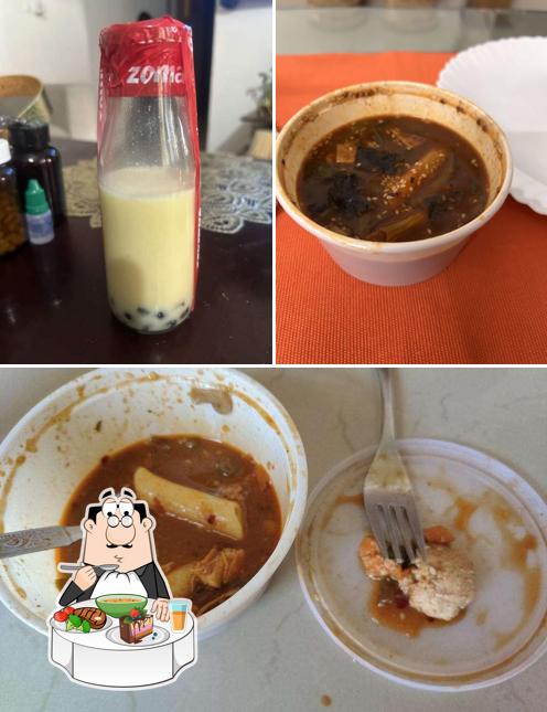 Hot and sour soup at Seoul foods
