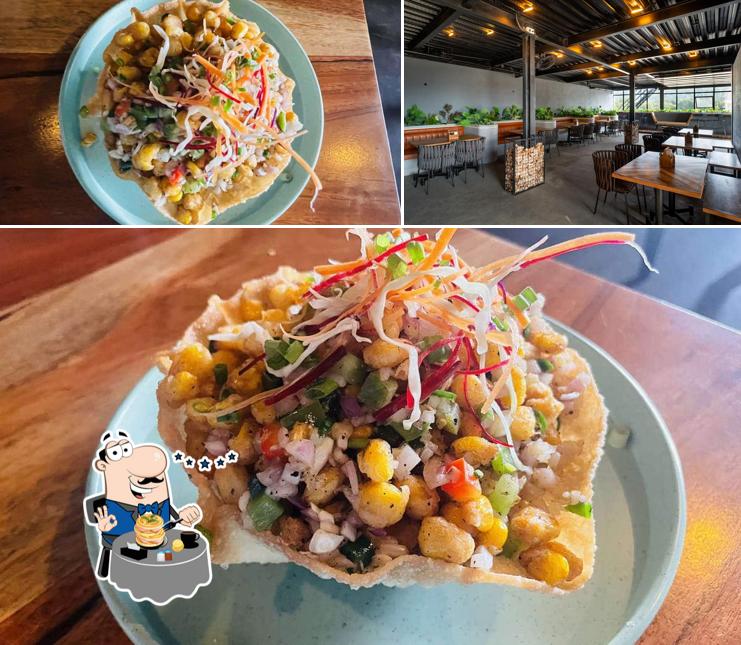 The restaurant's food and interior