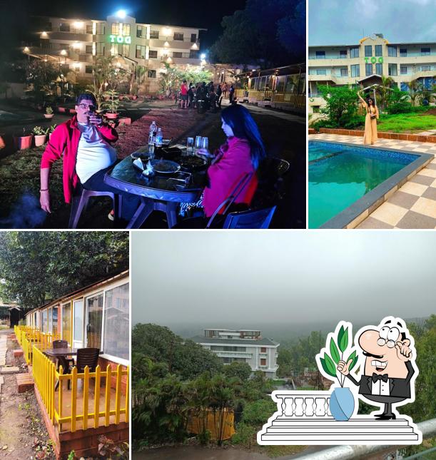 Check out the outside area of The Olive Green Resort Mahabaleshwar