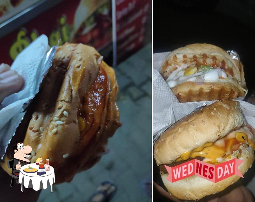 Order one of the burgers available at Kaka Bhai Fast Food