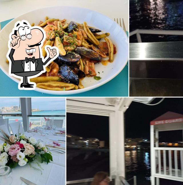 Dai un'occhiata agli interni di WHITE Restaurant, Ristorante con terrazza sul mare