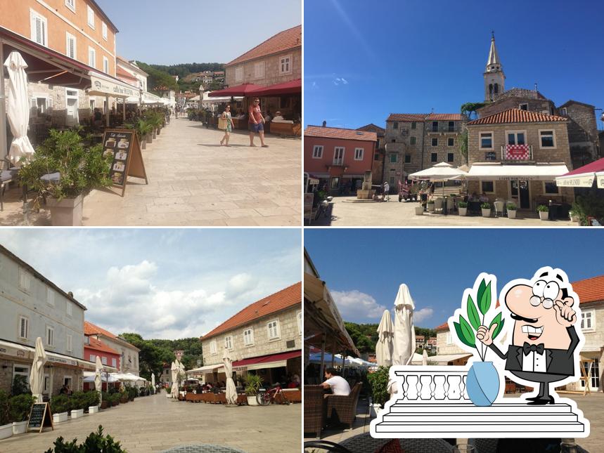 Curiosa tra l'area esterna di Caffe bar Pjaca