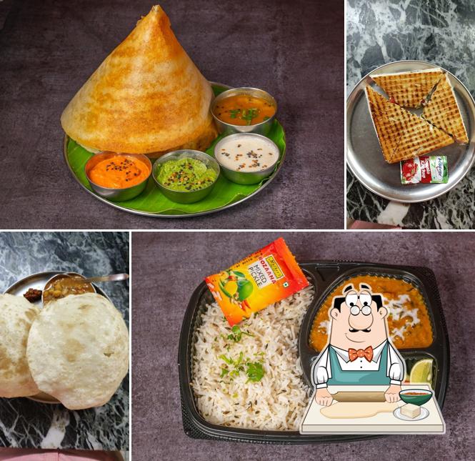 Samosa at Crown Pure Veg Restaurant