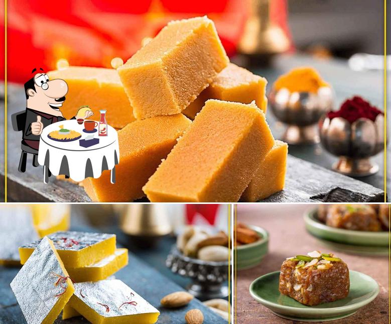 Cheese plate at Nathu's Sweets