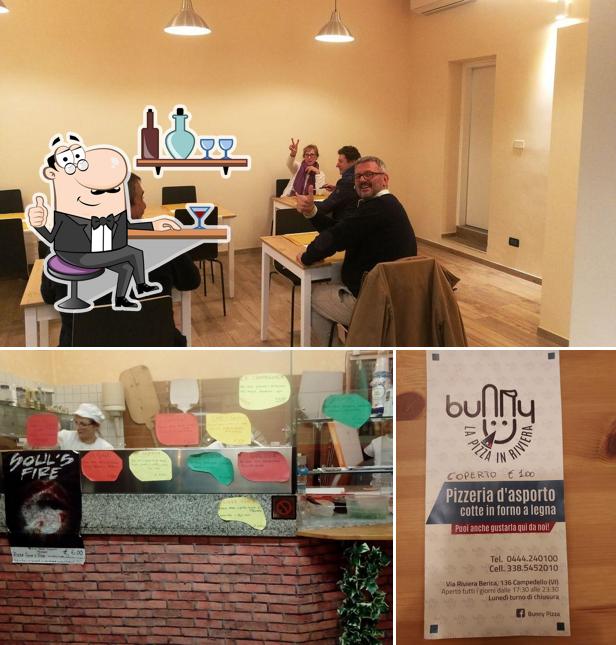 Siediti a un tavolo di Bunny Pizza