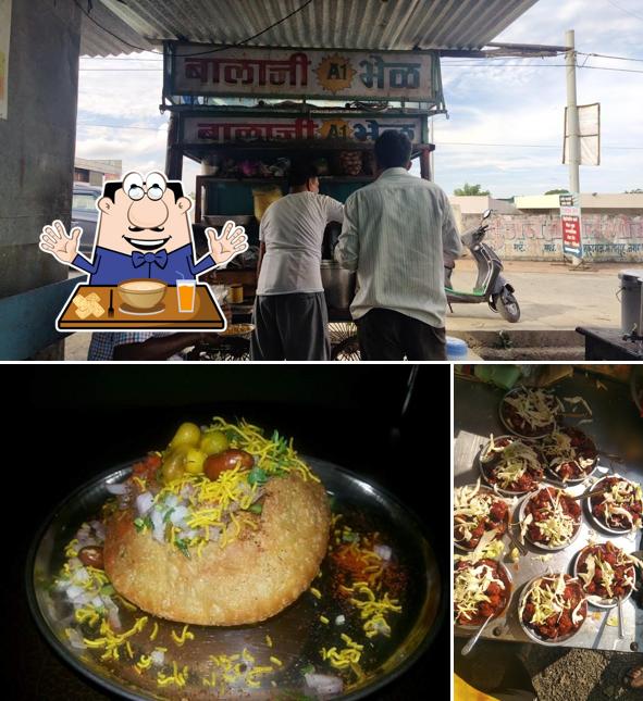 The photo of Balaji A One Bhel’s food and exterior