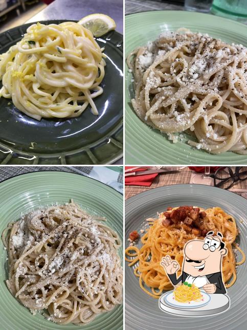 Spaghetti alla carbonara al Dalle Zie