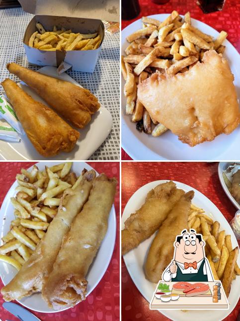 Poisson frites à Golden Fish And Chips