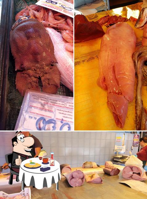 Piatto di formaggi al Pescheria Caravello