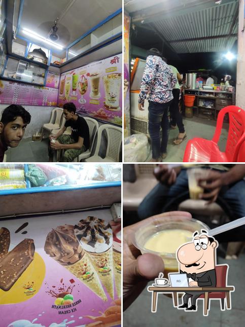 The interior of Shree Bherunath Ice-cream