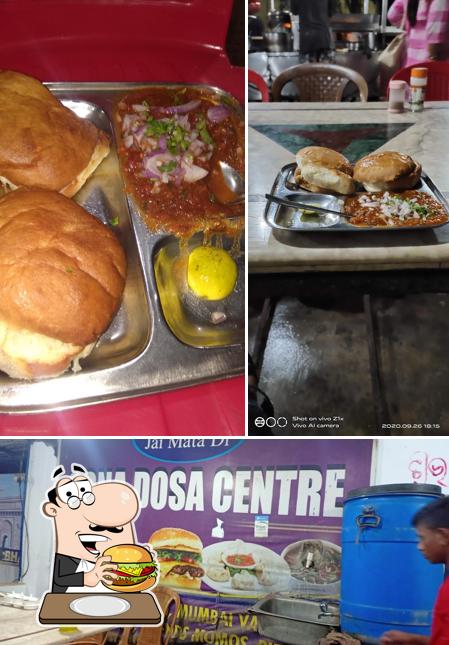 Try out a burger at Sona Dosa Centre