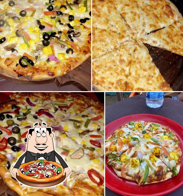 Try out pizza at The Fresh Dough