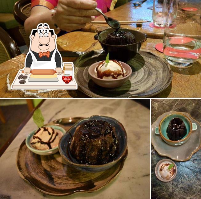 Keibaa x All saints offers a variety of desserts