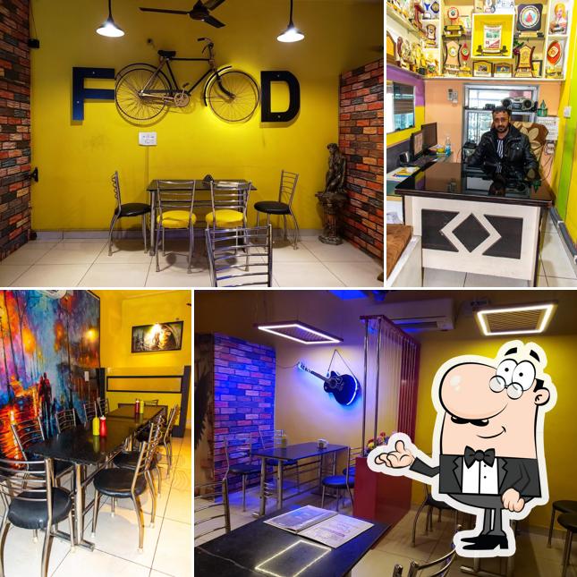 The interior of Tasty Bite Best Restaurant, Pub & Beer Bar AC Room Bhogpur