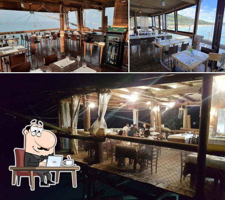 Gli interni di Trabocco Mucchiola - Gli Ostinati Restaurant