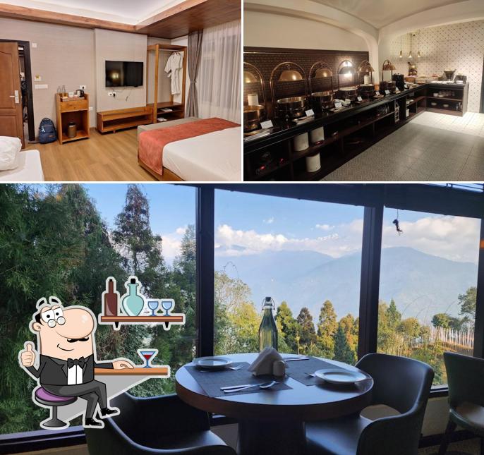 Check out how Grains Pure Veg by Udaan Pine Crest, Pelling looks inside