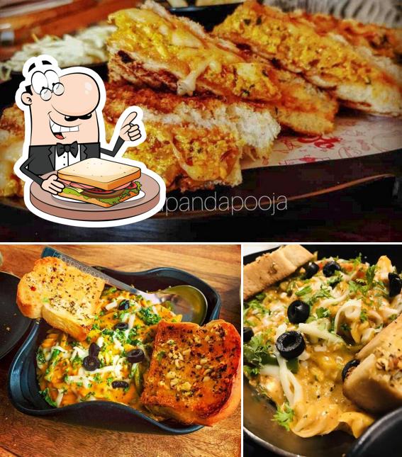 Grilled cheese sandwich at North West Corner