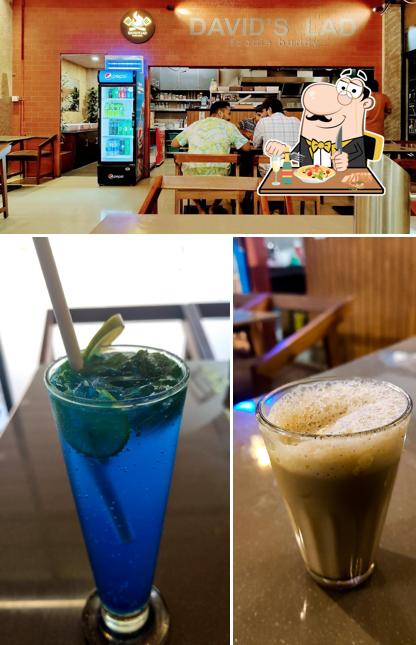 This is the picture depicting food and interior at David's Lad foodie buddy