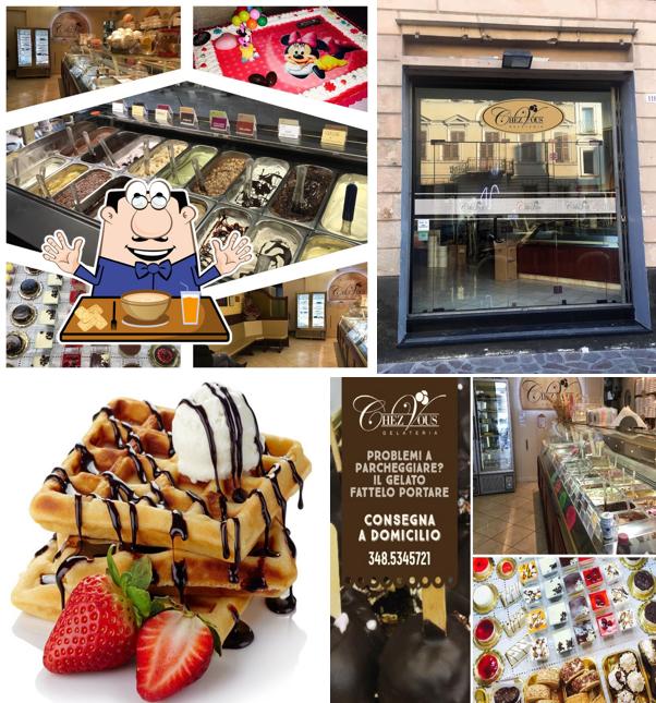 Platti al Gelateria Chez Vous