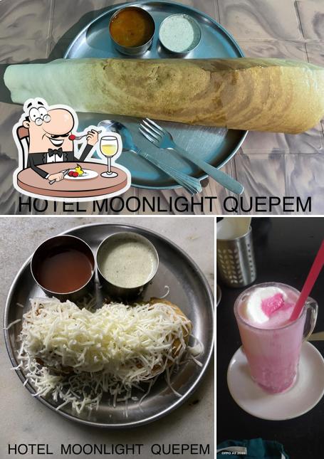 Among different things one can find food and beverage at Hotel Moonlight