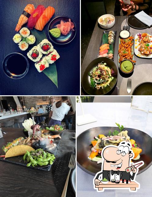 Scegli le varie opzioni di sushi